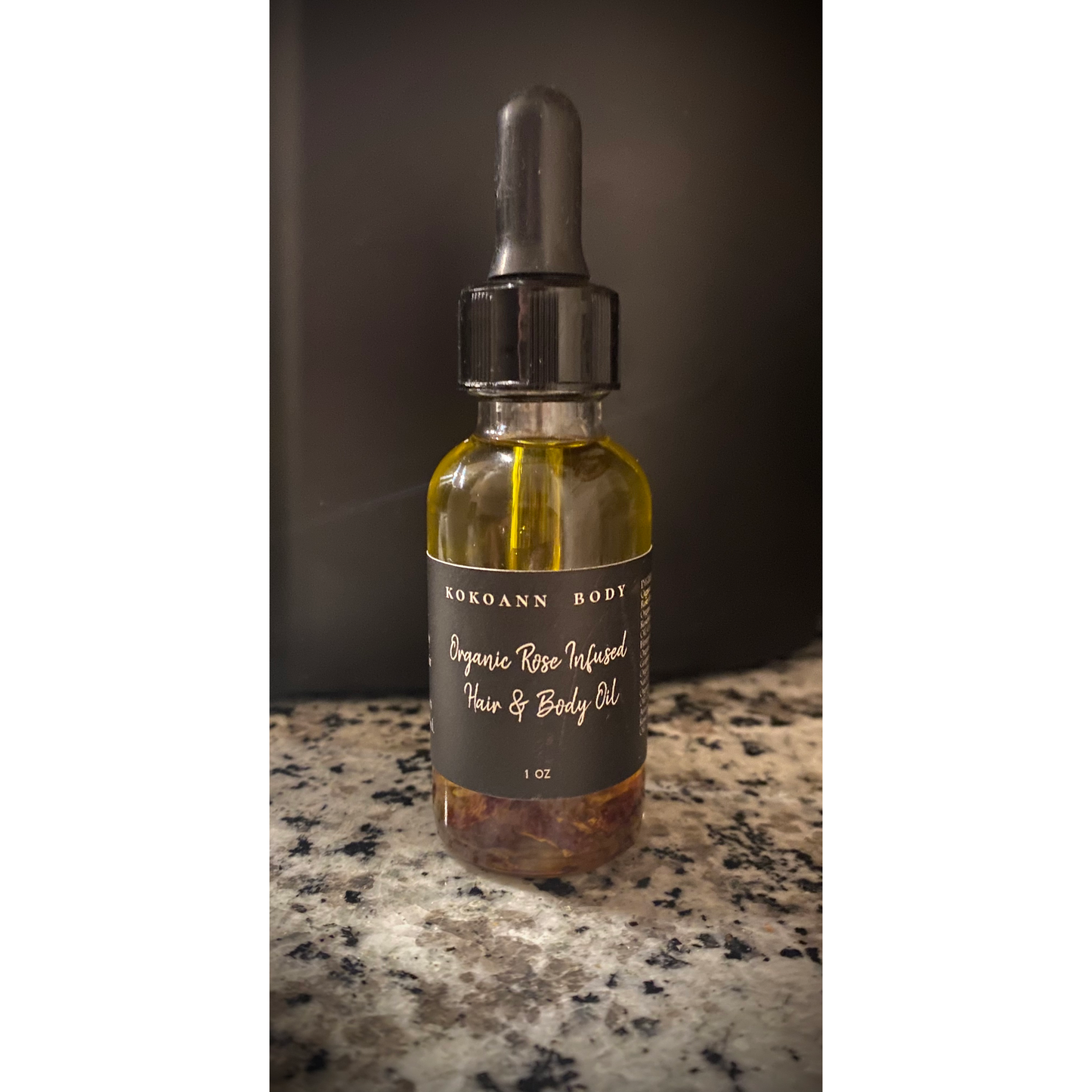 Organic Rose Infused Hair & Body Oil