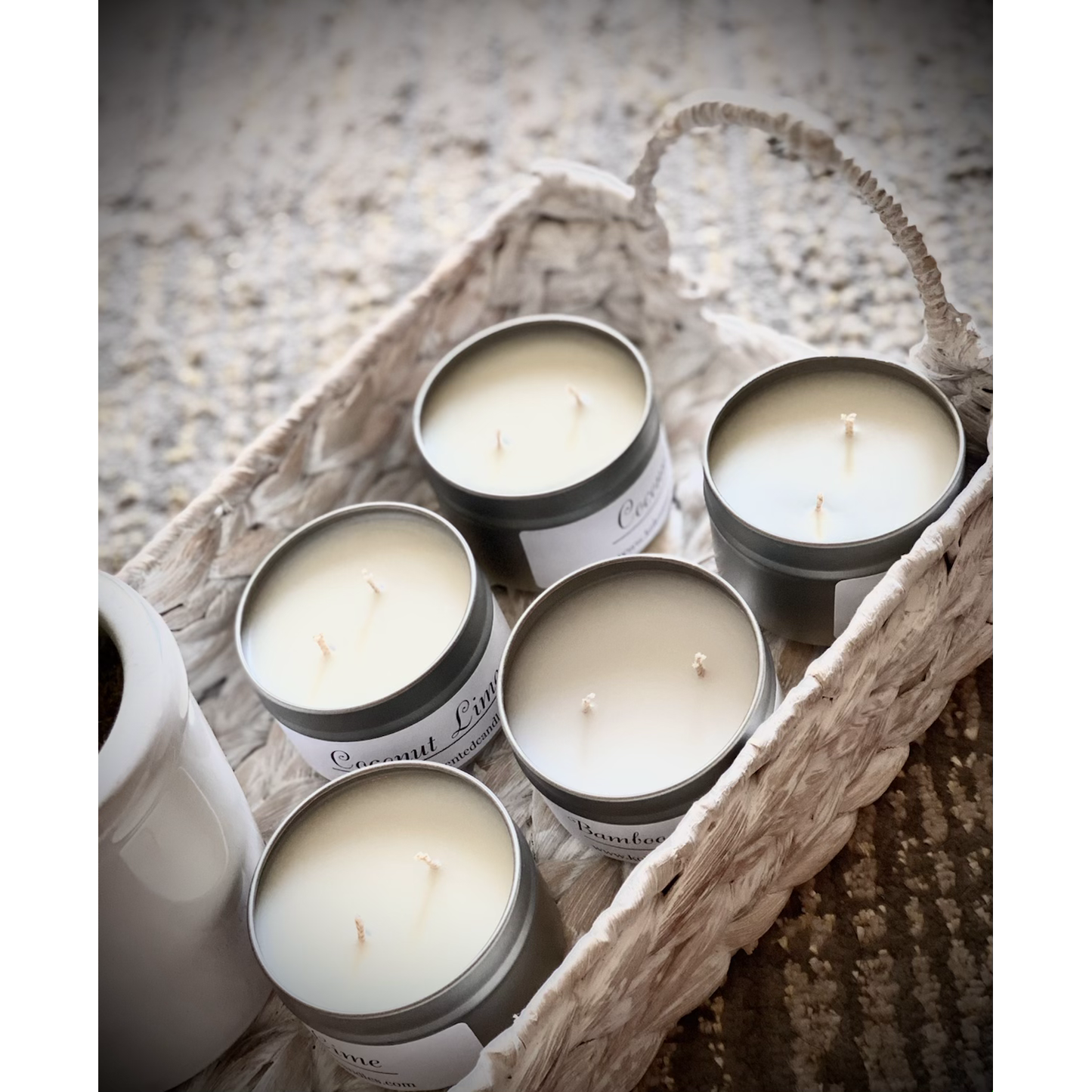 Five (4 oz) Sample Tins